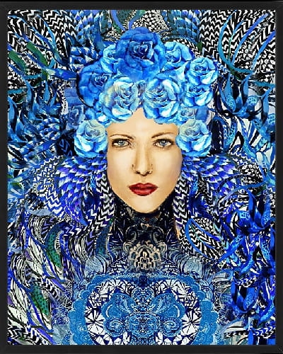 plakat Maggie Piu, Psicatus, 40x50 cm, rama basic czarna 42x52 cm.jpg