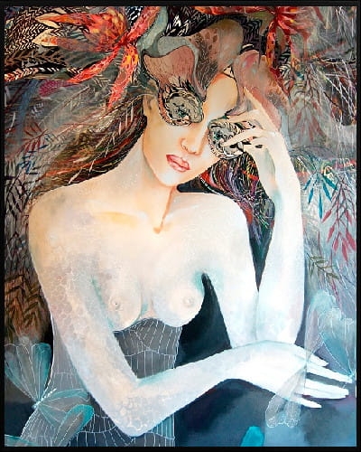 plakat Maggie Piu, Raj Utracony, 40x50 cm, rama alu czarna 41x51 cm.jpg