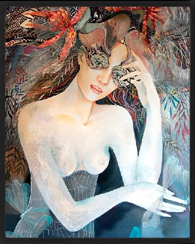 plakat Maggie Piu, Raj Utracony, 40x50 cm, rama basic czarna 42x52 cm.jpg