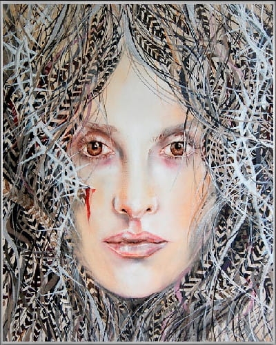 plakat Maggie Piu, Rita, 40x50 cm, rama alu srebrna 41x51 cm.jpg