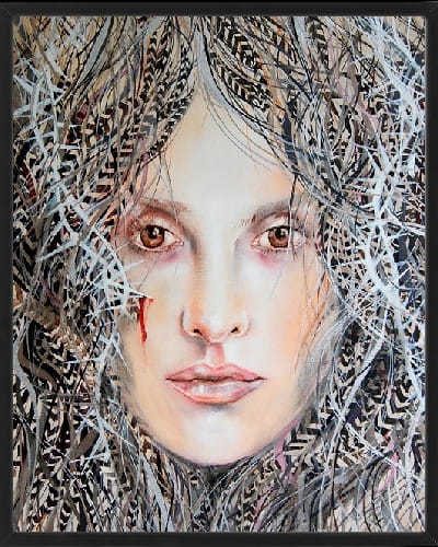 plakat Maggie Piu, Rita, 40x50 cm, rama basic czarna 42x52 cm.jpg