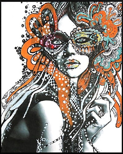 plakat Maggie Piu, Sasza P., 40x50 cm, rama alu czarna 41x51 cm.jpg