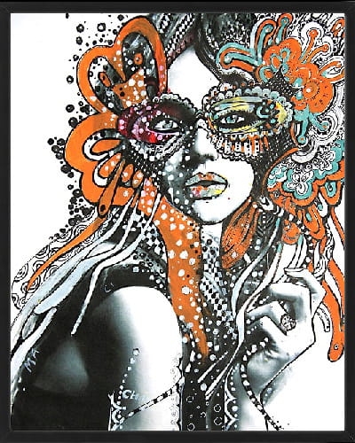 plakat Maggie Piu, Sasza P., 40x50 cm, rama basic czarna 42x52 cm.jpg