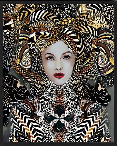 plakat Maggie Piu, Toredo, 40x50 cm, rama basic czarna 42x52 cm.jpg