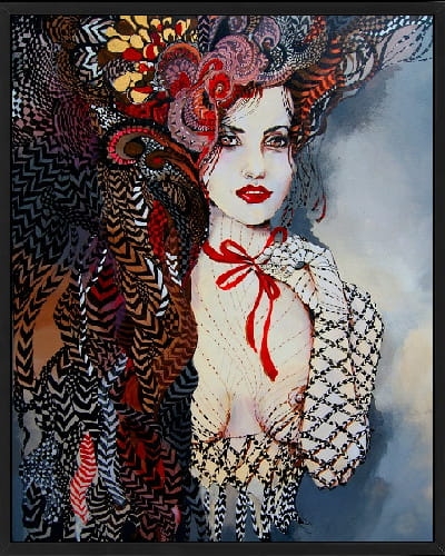 plakat Maggie Piu, Traviata, 40x50 cm, rama basic czarna 42x52 cm.jpg