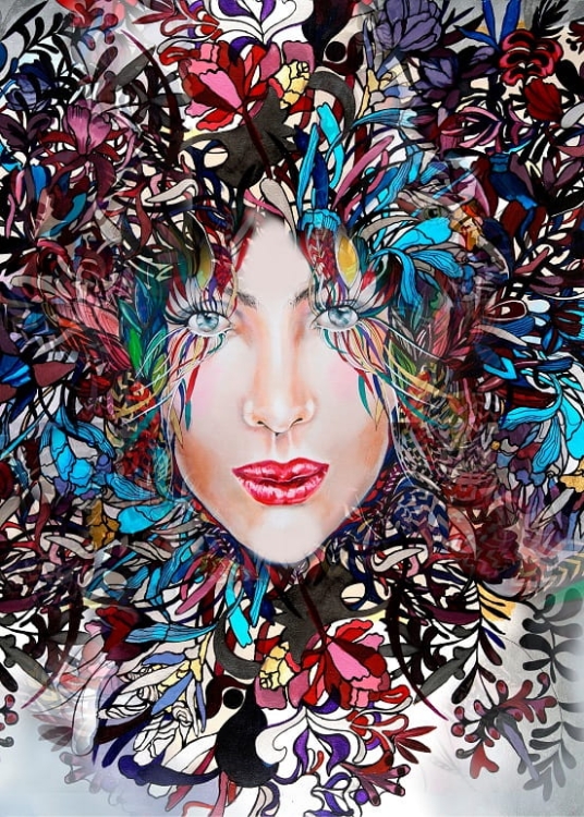 obraz Maggie Piu, Kolor 3, Medusy, 60x90 cm, giclee.jpg