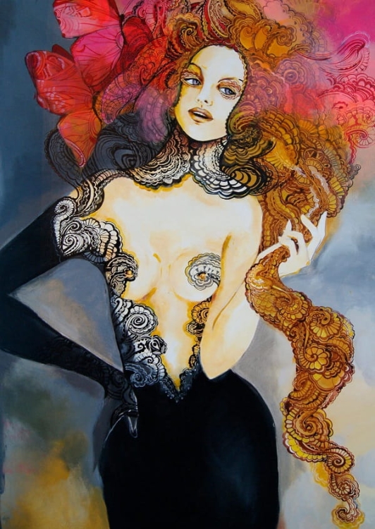 obraz Maggie Piu, Gracja, 70x100 cm, oryginał.jpg
