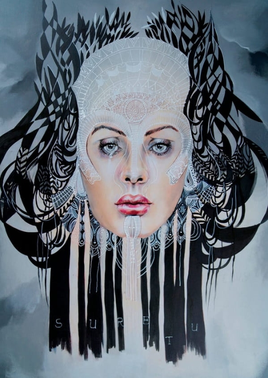 obraz Maggie Piu, Medusa Adel, 80x100 cm, oryginał .jpg