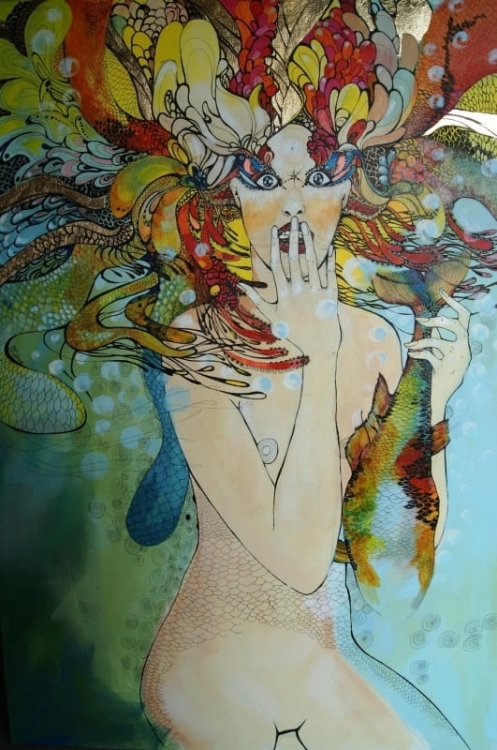 obraz Maggie Piu, Ups, 70x100 cm, oryginał.jpg
