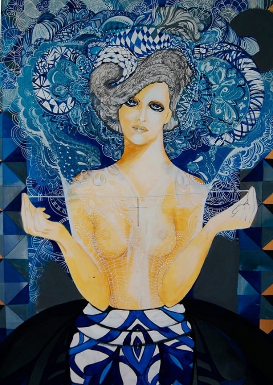 obraz Maggie Piu, Wiara, 70x100 cm, oryginał .jpg
