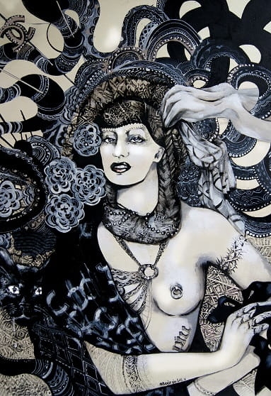 obraz Maggie Piu, Cococot, 70x100 cm, oryginał.jpg