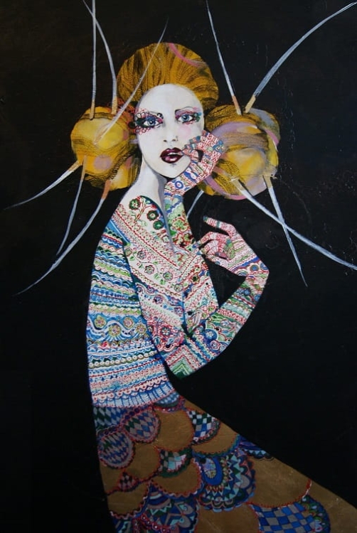 obraz Maggie Piu, Orawska Geiko, 70x100 cm, oryginał.jpg