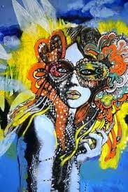 obraz Maggie Piu, Sasza (folk), 60x120 cm, oryginał.jpg