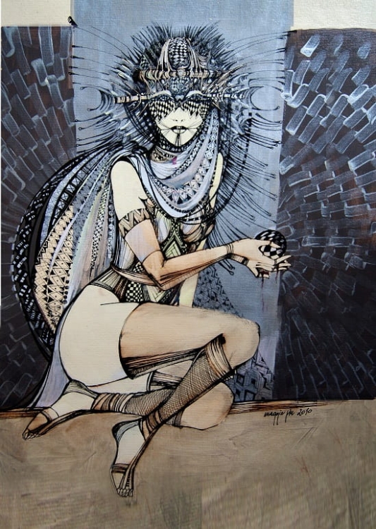 Rysunek Maggie Piu, Serce, 40x50 cm, oryginał.jpg