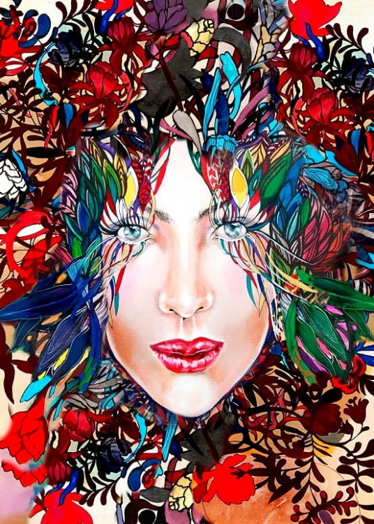 a-obraz giclee, Medusy Kolor 4, 60x90 cm, Maggie Piu.jpg