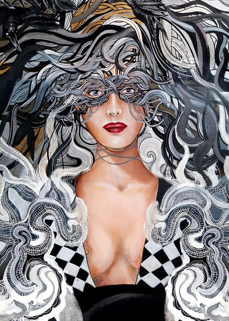 obraz giclee, Kruki Balmaina, 70x100 cm, Maggie Piu.jpg