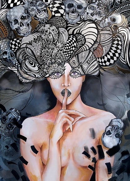 obraz giclee, Pożegnanie Aleksandra (2), 70x100 cm, Maggie Piu.jpg