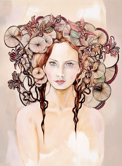 obraz giclee, Lady Anna, 60x90 cm, Maggie Piu.jpg