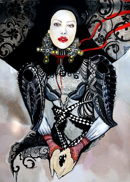 obraz Maggie Piu, Anna Bolena, PopDiva, 70x100 cm, giclee.jpg
