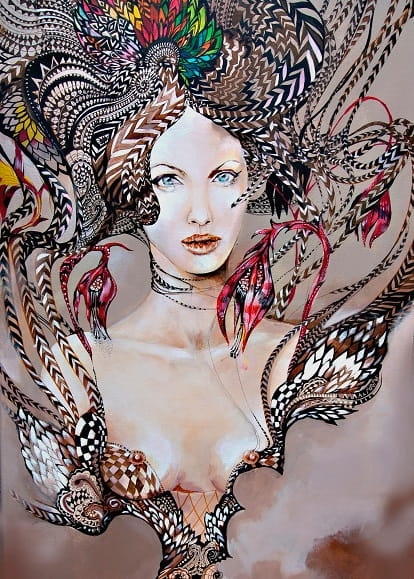 obraz Maggie Piu, Kundry 1, PopDiva, 60x90 cm, giclee.jpg
