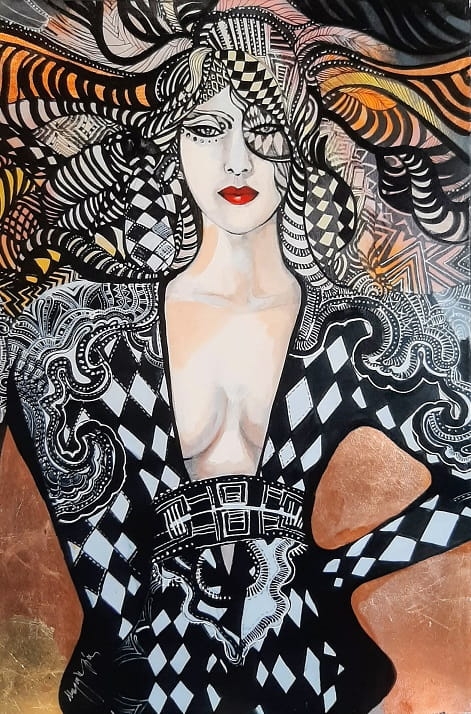 obraz giclee,Balmain I, Fashion Games, 60x90, Maggie Piu.jpg