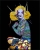 plakat Maggie Piu, Orawska Geiko I, 40x50 cm, rama alu czarna 41x51 cm.jpg