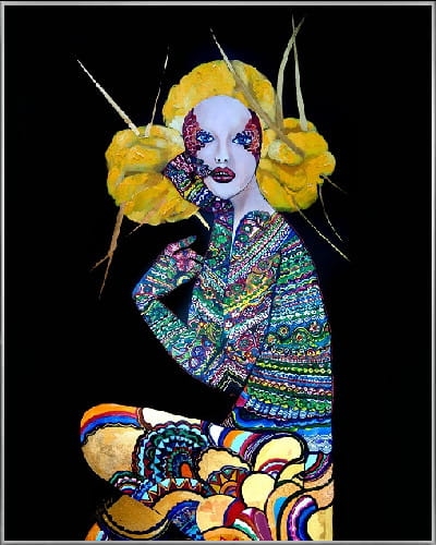 plakat Maggie Piu, Orawska Geiko I, 40x50 cm, rama alu srebrna 41x51 cm.jpg