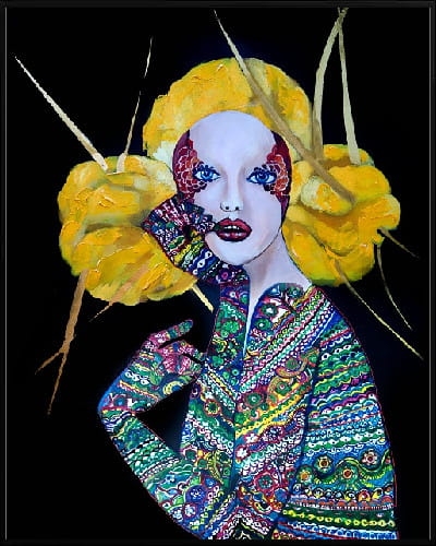 plakat Maggie Piu, Orawska Geiko II, 40x50 cm, rama alu czarna 41x51 cm.jpg