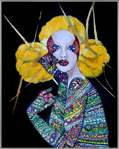 plakat Maggie Piu, Orawska Geiko II, 40x50 cm, rama alu srebrna 41x51 cm.jpg