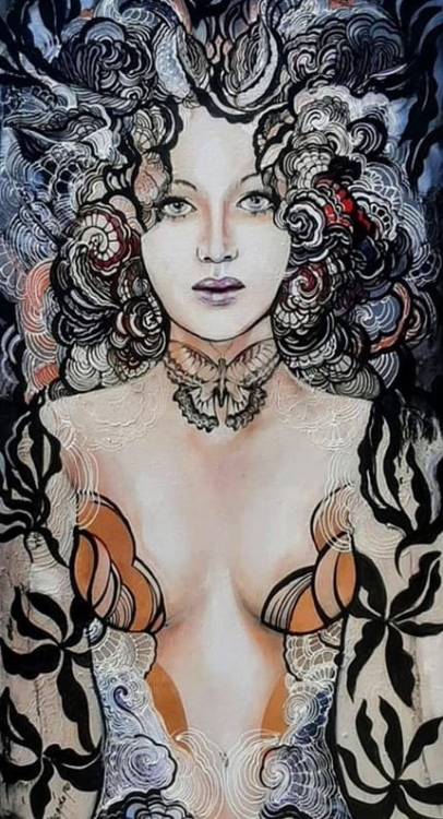 Madame Hashimoto, 50x90 cm, oryginał, Maggie Piu.jpg