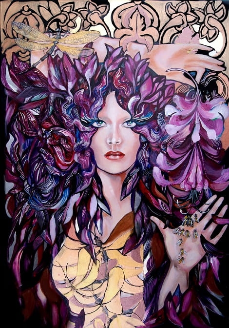 Plakat Maggie Piu, Lady Tonbo, 70x100 cm.jpg