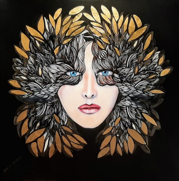 Lady Gorudo, 100x100 cm, giclee.jpg