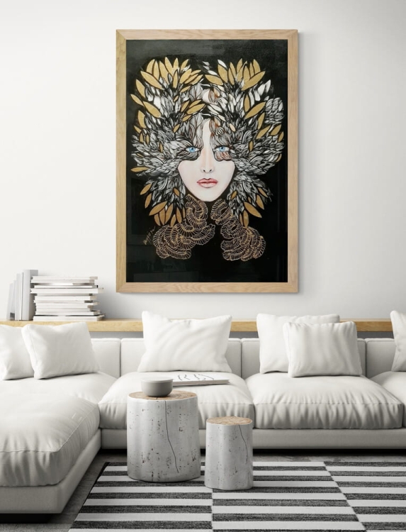 Lady Gorudo 80x120  rama 5 cm, with_corner_sofa.jpg
