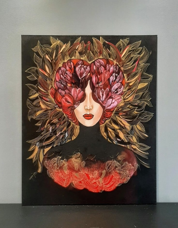 obraz Maggie Piu, Miłość jest ślepa, 80x100 cm, oryginał, w galerii_1.jpg