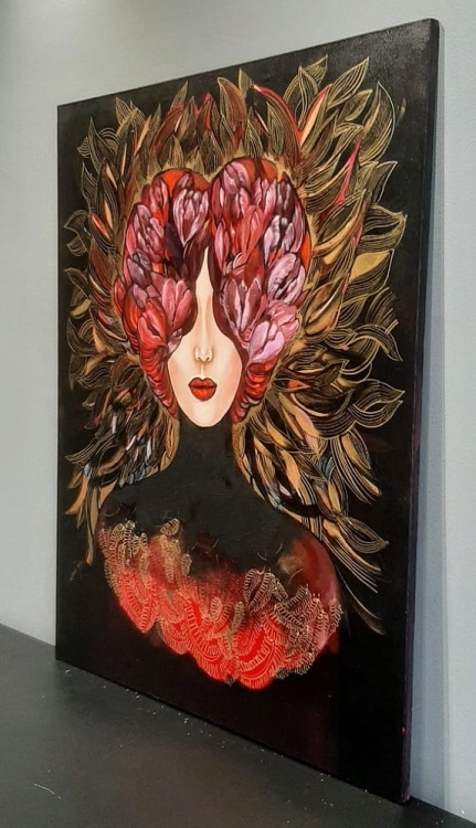 obraz Maggie Piu, Miłość jest ślepa, 80x100 cm, oryginał, w galerii_3.jpg