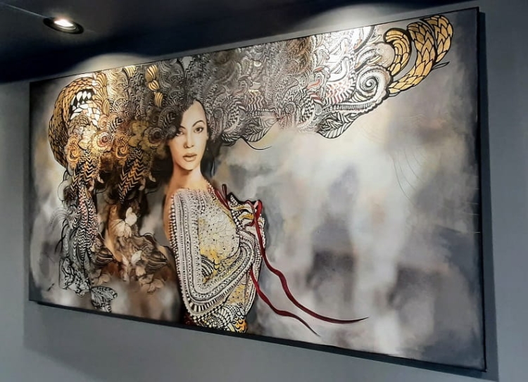 obraz Maggie Piu, Madame Butterfly B., 150x80 cm, giclee, galeria_3.jpg