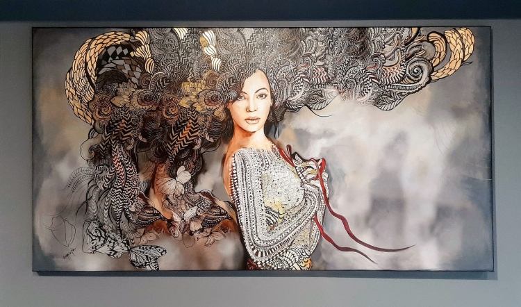 obraz Maggie Piu, Madame Butterfly B., 150x80 cm, giclee, galeria_1.jpg