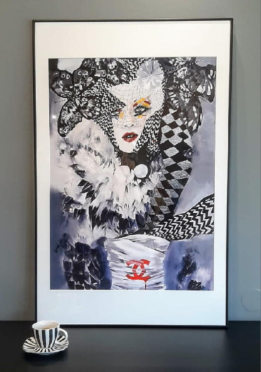 Coco 60x90, rama alu black 70x110 cm, białe p-p.jpg