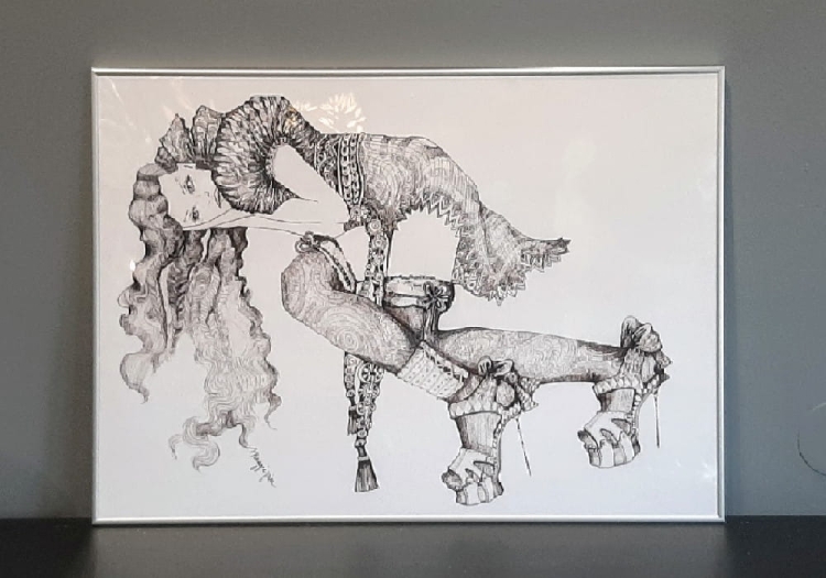 Fashion Games II 70x50 cm, rama alu silver 70x50 cm.jpg