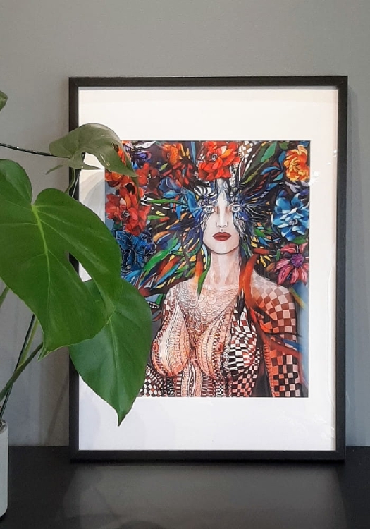 Freewolna Pastereczka 40x50 cm, rama basic 52x72 cm.jpg