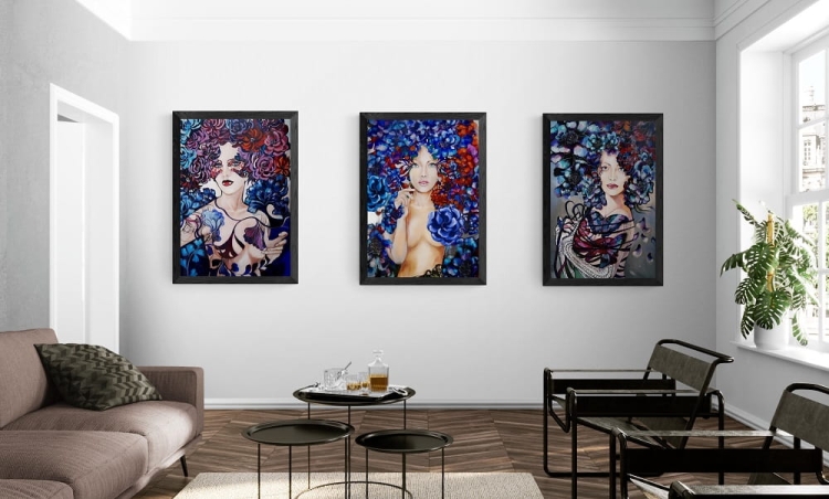 Avem, Cupido, Papil, ciemna rama, Sitting_room.jpg