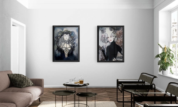 Faust i Lady Black, ciemna rama, Sitting_room.jpg