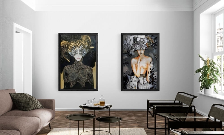 Lady Gorudo i Wspomnienie Aleksandra, ciemna rama, Sitting_room.jpg