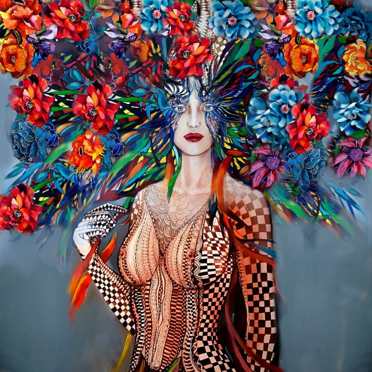 Freewolna Pastereczka, 120x120 cm, giclee.jpg