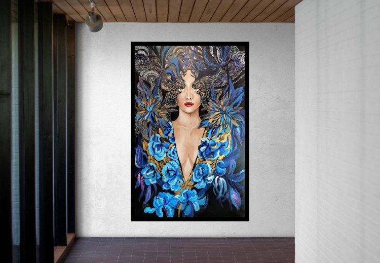 Goldiva Szafiro 140x220 cm, Spotlit_corridor_wall_in_gallery-1.jpg