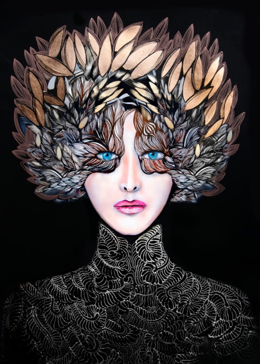 plakat Maggie Piu, Lady Gorudo Copper, 50x70 cm.jpg