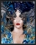 plakat Maggie Piu, Goldiva Szafiro II, 40x50 cm, rama basic czarna 42x52 cm.jpg