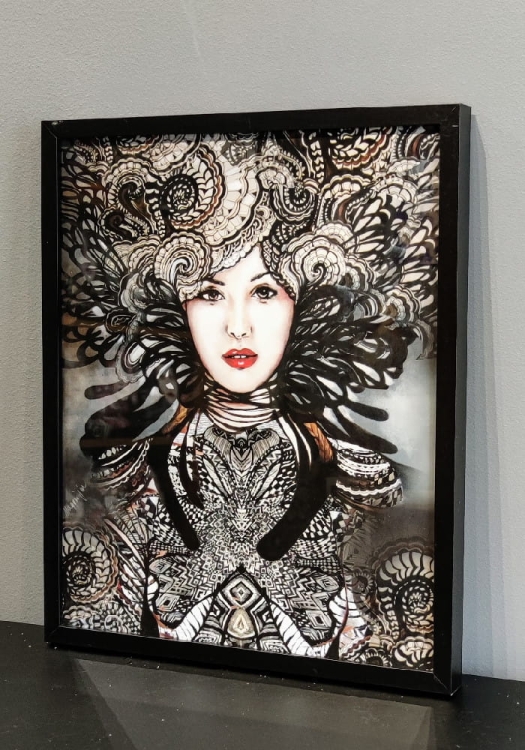 Caligo 40x50, rama basic 42x52 cm, bok prawy.jpg