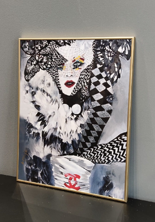 Coco 40x50, rama alu gold 40x50 cm, bok prawy.jpg