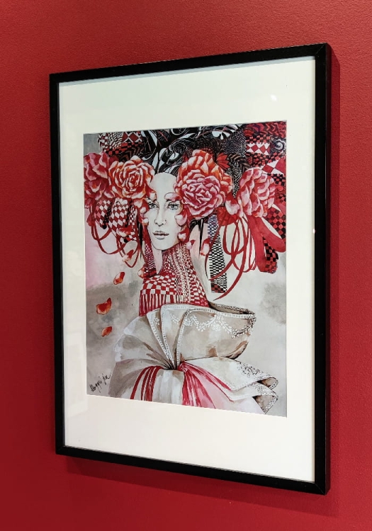 MAdame Butterfly 40x50, rama basic 52x72 cm, bok prawy.jpg